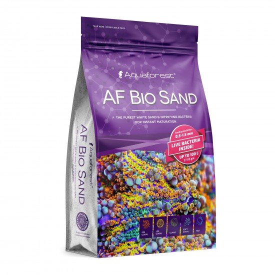 AF Bio Sand - baltas gyvas smėlis - 7,5 kg