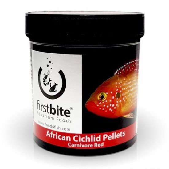 Firstbite African Cichlid Carnivore Red pellets (1mm/120g)